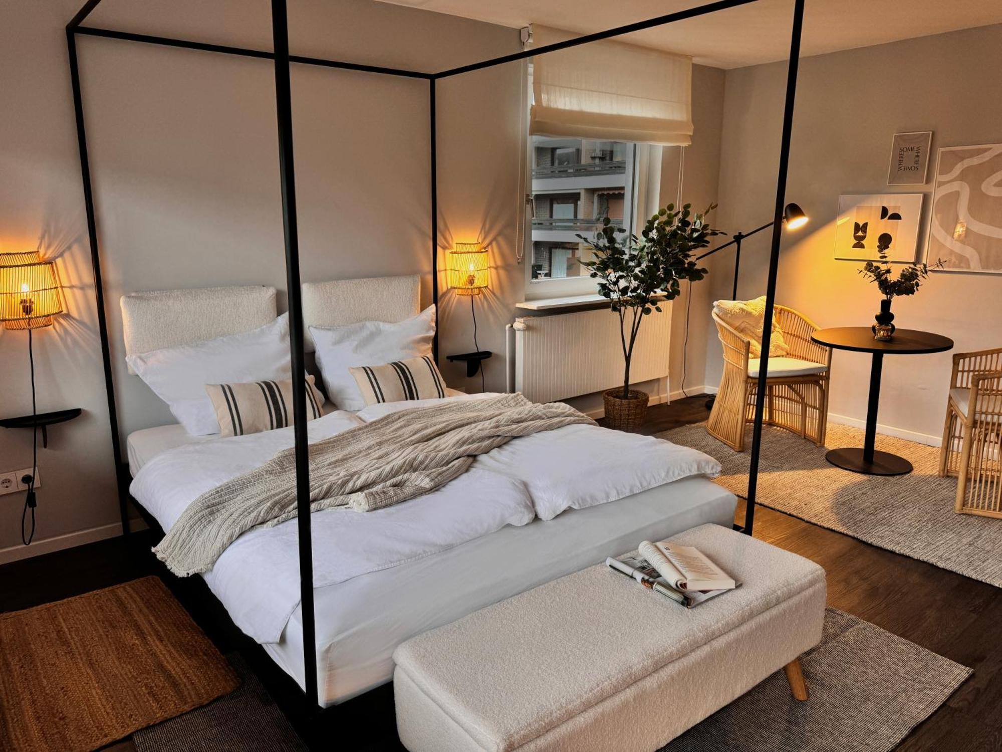 Seaside Rooms - Design-Apartment Mit Balkon & Parkplatz - Inklusive Strandkorb Direkt Am Wasser Und Spa & Sauna Saisonal Büsum Buitenkant foto